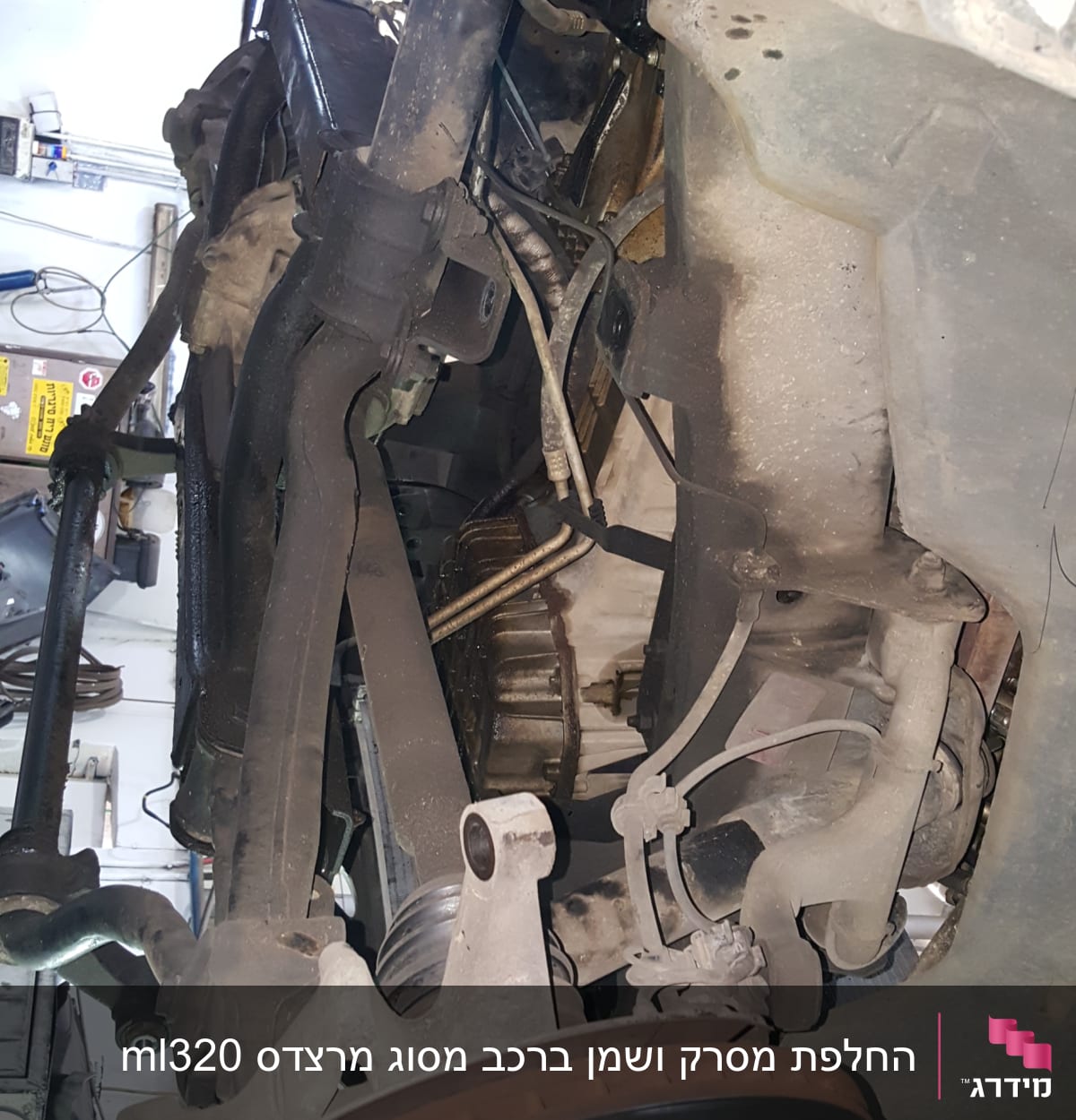 החלפת מסרק ושמן ברכב מסוג מרצדס ml320